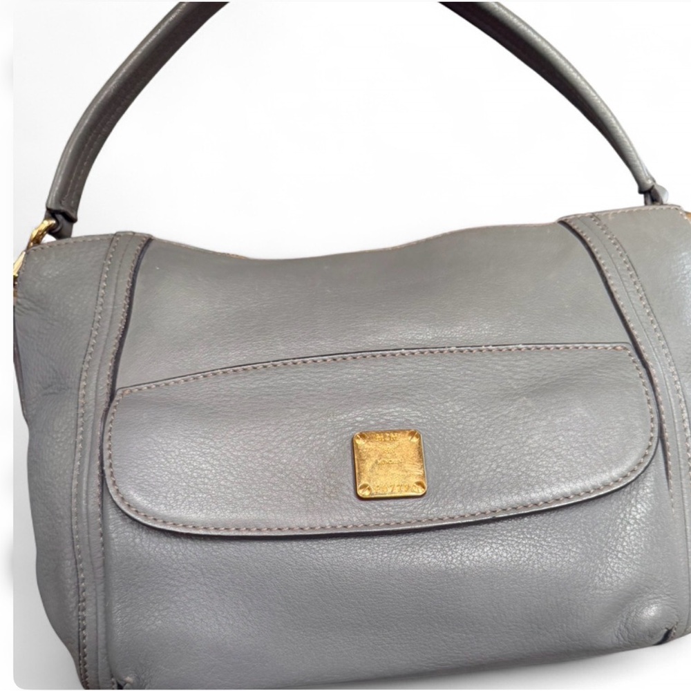 MCM Pebbled Leather Hobo / Shoulder Two Way Bag - Picture 10 of 15